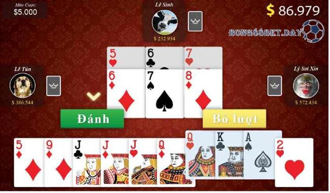 Game đánh bài tiến lên - Cơ hội nhận thưởng hấp dẫn